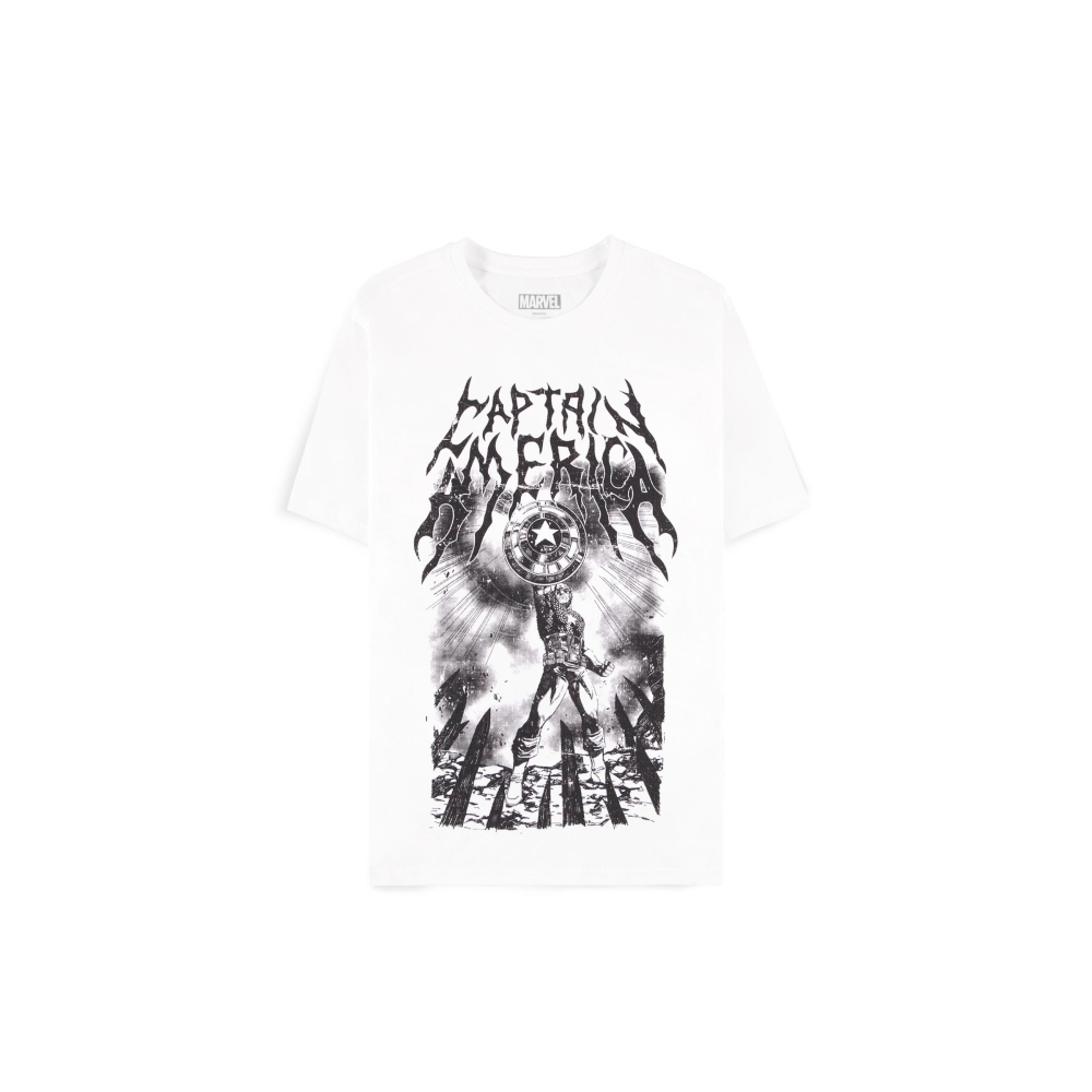 Marvel Captain America - Glory Tshirt Homme - Blanc